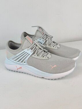 Women's Size 11-PUMA Pacer Future Lace Up Grey Sneakers Casual Shoes 389941-35